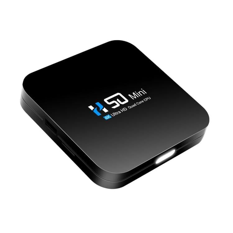 High-Tech Place - Caja de TV de red inteligente H50 Mini 4K, Android 10.0, RK3318 Quad Core, 2 GB + 16 GB, enchufe AU