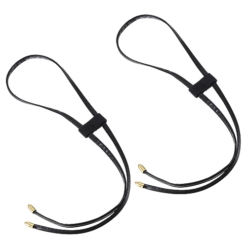uxcell PU Leather Drawstring, 2Pcs 85.5cm/33.7