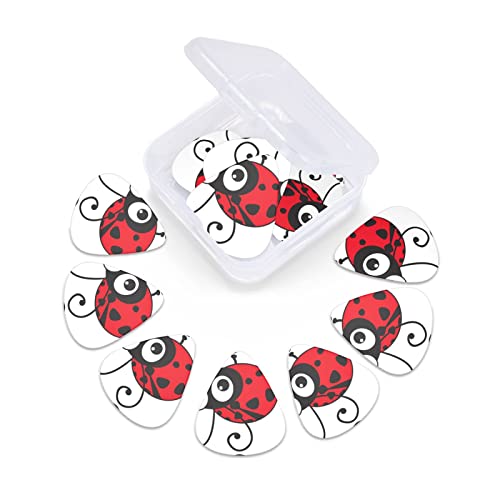 Médiators de guitare 12-Pack médiators de guitare de dessin animé coccinelle pour guitare électrique guitare acoustique… - Les Beatles, Paul McCartney, John Lennon, RIngo Starr, George Harrison Médiators de guitare 12-Pack médiators de guitare de dessin animé coccinelle pour guitare électrique guitare acoustique… – Image 6