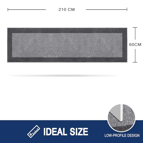 Paillasson interieur entree 60x210 cm tapis de sol lavable - 3