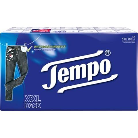 Tempo Taschentuch Standard Riesenpackung 2 Packungen (je 56 Päckchen x 10 Tücher), 1er Pack (1 x 2 Stück) Cover