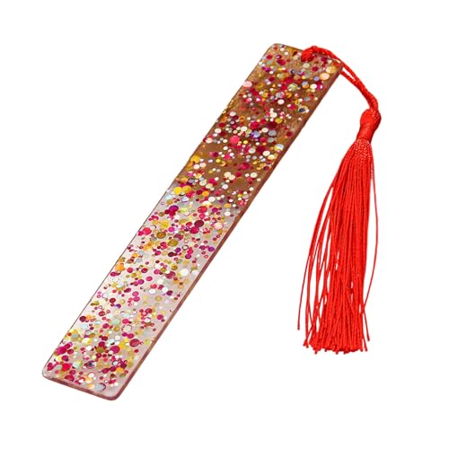 長方形のページマーカー装飾ブックマークアクリルシンプルな本マーカー