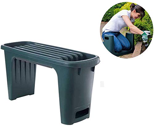 ZGYQGOO Sturdy and Lightweight Garden Kneeler and Seat, Multiuse Portable Outdoor Gardening Work Bench, With Tool Storage Function