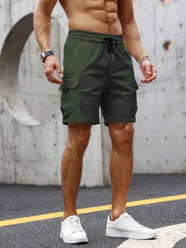 Peppyzone Men's Stylish Latest Cargo Shorts Pant for Men Cotton Casual Shorts for Man