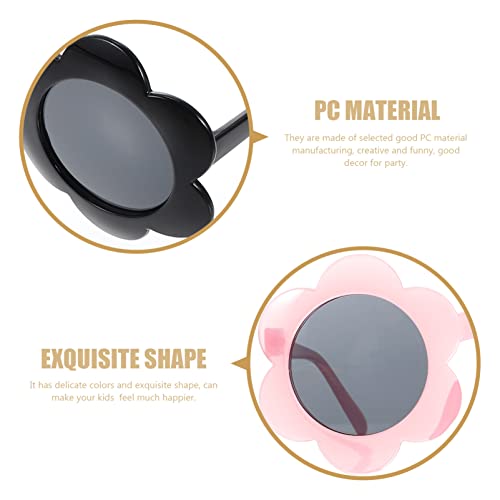 CLISPEED 6Pcs Flower Sunglasses for Adorable Mixed Color Sunglasses Lightweight UV Protection for Boys for Parties and Celebrations3