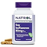 Natrol Soy Isoflavones Capsules, Menopause Relief, Helps Relieve Hot Flashes & Night Sweats, 50mg, 120 Count