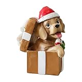 Caja de regalo hecha a mano para perros, decoración de caja de regalo de Navidad para perros