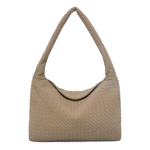 Image of NEWBELLA Tote Bag for Women, Vegan Leather Crossbody Shoulder Bag, Top Handle Satchel Purse for Work, Travel, Daily Use (Olive)