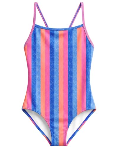 Image of weVSwe Baby Girl Swimsuit One Piece Swimsuit Cute Toddler Girls Sleeveless Bikini Kids 2-10 Years