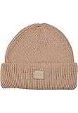 Berretto unisex in lana lavorato a maglia Mütze Urban Classics Unionbeige