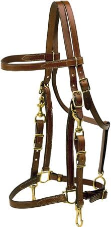 Leather English Bridle Headstall Reins Cowhide Genuine Horse Crossover Crossunder Raised Fancy Stitched Laced All Purpose Jumping Dressage Rubber Crystal Padded Adjustable Browband Full-Cob,M06