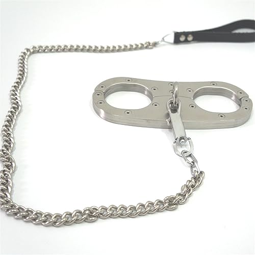 Menottes de bondage BDSM en métal pour pimenter vos nuits de jeux secrets