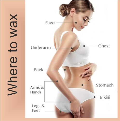 Image of Hanes Face Hair Removal for Women, Wax Powder for Hair Removal, Bikini Wax Powder for Women, Hair Removal Powder for Women, Herbal Wax Powder for Hair Removal (100gm Sandalwood))