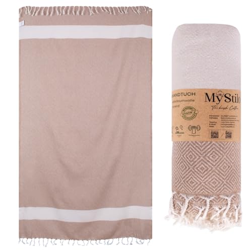 MyStilo® Strandtuch Saunahandtuch XXL - Dickes, Weiches Badetuch 100x200cm, Schnelltrocknend - Premium Hamamtuch, Handtuch für Männer… – Ansicht 1