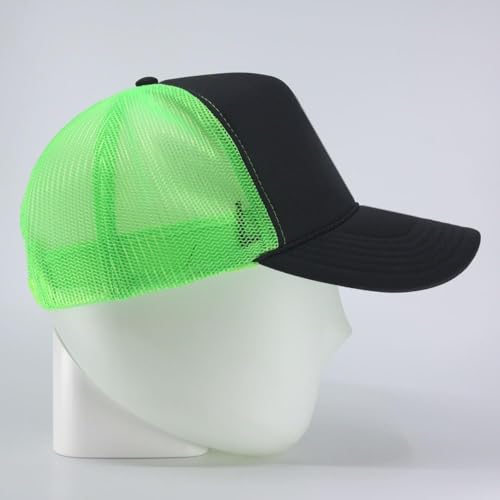 Image of The Vintage Year High Crown Foam Mesh Camouflage Trucker Hat Baseball Cap