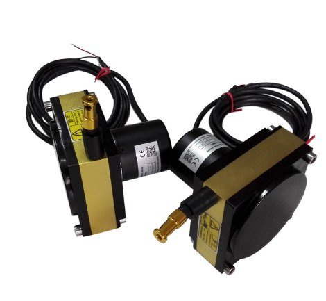 Gowe Präzision 2000 mm Länge Distance Measuring Saite Potentiometer linear Encoder Hubraum Sensor Analog Output Typ Farbe: 0 bis 10 V Ausgang