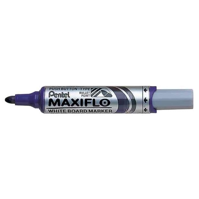 Marqueurs tableau blanc Pentel Maxiflo MWL5M feutre effaçable à sec violet 2,5mm - 2