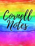 Cornell Notes Notebook College Ruled For Students - Rainbow Cover (Back To School Study Workbooks, Including Online Study Journals, French Ruled Notebooks, Weekly Timetables, Revision Planner)