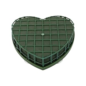 Exceart Herzform Nass-Blumenschaum mit Saugnapf