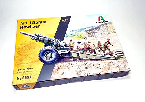 M1 155mm Howitzer Italeri 1/35 maquette canon militaire plastique 6581
