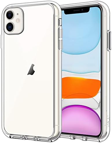 JETech Case for Apple iPhone 11 (2019), 6.1-Inch, Shockproof Transparent Bumper Cover, Anti-Scratch Clear Back, HD Clear