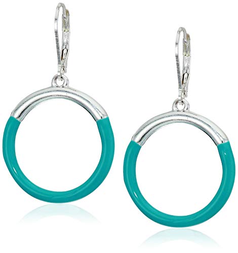 Napier Pe Circle Drop - Slv/Turq, One Size (60540890-H46) #TOP28