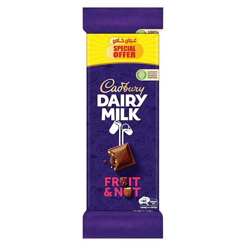 Cadbury Dairy Milk Fruit & Nut Chocolate Bar 95Gx3
