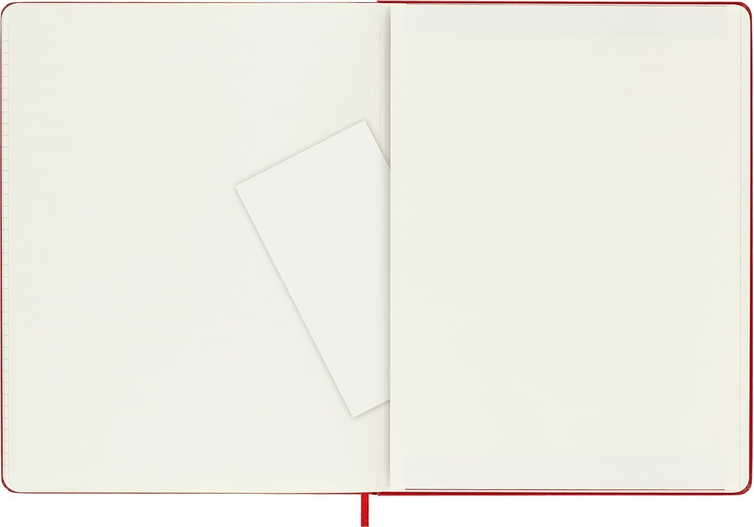 Moleskine Classic Notebook, Hard Cover, XL (7.5" x 9.5") Ruled/Lined, Scarlet Red, 192 Pages