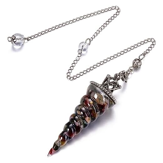 Top Plaza Tourmaline Crystal Pendulum