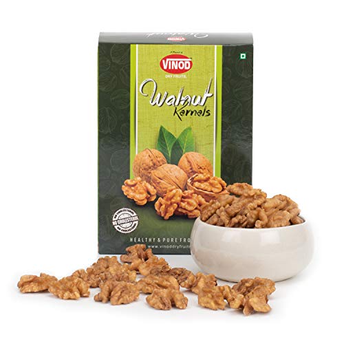 Image of Vinod Dry Fruits - 100% Natural & Premium Kernel Walnuts (500 Grams)