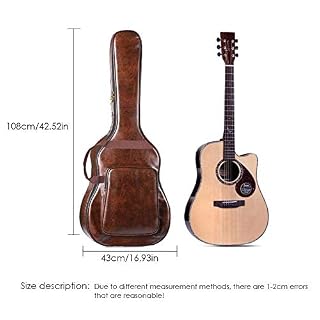 Initial heart De Guitaire – PU Cortex Épaissir Sac De Guitare,Etui pour Guitare Folk,40 Pouces 41 Pouces Sac À Dos pour… - Les Beatles, Paul McCartney, John Lennon, RIngo Starr, George Harrison Initial heart De Guitaire - PU Cortex Épaissir Sac De Guitare,Etui pour Guitare Folk,40 Pouces 41 Pouces Sac À Dos pour… – Image 3