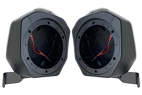 SSV Works 2021-2026 Ford Bronco 2-Door Rear Speaker Pod Upgrade 6.5' Weatherproof Plug & Play Roll Cage Mount Unloaded Enclosures Only - 230-BR-2B65U