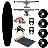 Moose Longboard Complete 9' x 40' Kicktail Dipped Black