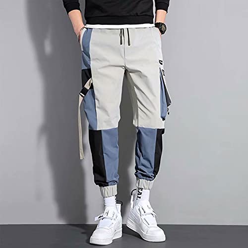 XYXIONGMAO Multi-Pocket Casual Pants Functional Loose Overalls Hip Hop Cargo Pants Mens Joggers Streetwear2