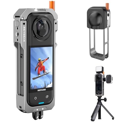 Marco metálico protector REYGEAK para Insta360 X5 miniatura 1