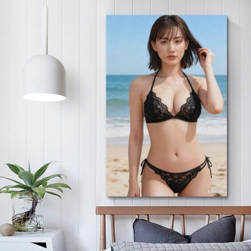 綾瀬はるか (8)壁画キャンバス リビング ルーム ベッドルーム ダイニング ルーム バスルーム ホーム デコレーション24x36inch(60x90cm) [5]