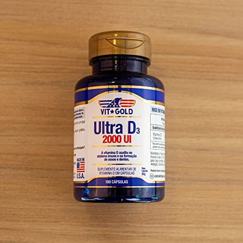 Vitamina Ultra D3 2.000 Ui 100 Vitgold 100 cápsulas