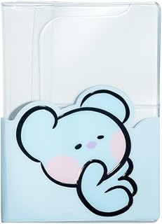 所罗门商事 BT21 minini 护照包 PASSPORT CASE 航空券 保护套 护照 旅行 旅行用品 护照套 旅行套 礼物 官方 人物, 蓝色, 角色