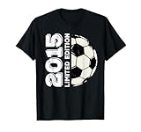 2015 edizione limitata 10 ° compleanno bambini calcio amanti maglietta