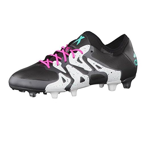 adidas Herren X 15.1 Fg/Ag Fußballschuhe, Schwarz (Core Black/Shock Mint S16/Ftwr White)