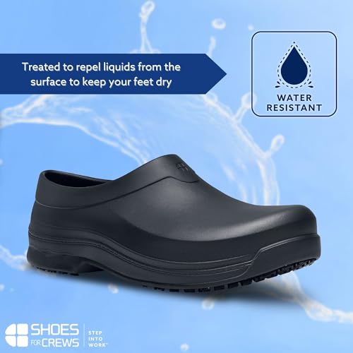 Shoes for Crews Radium, Men's, Women's, Unisex Slip Resistant Work Clogs, Water Resistant3