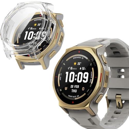 Amazfit T-Rex 3 Pro 44MM p P[X یJo[ tJo[ی h ̌^ VfUC 3DpGbW SpinoArmor ^ ߗ Sʕی ȒP ϋv ϏՌ h~ ΉAmazfit T-Rex 3 P