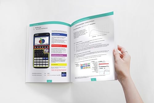 CALCUSO Fachbuch kompatibel mit Taschenrechner Casio fx-CG50-92 Seiten in DIN A4 - Schnelleinstieg mit Anwendungsbeispiele und Aufgaben