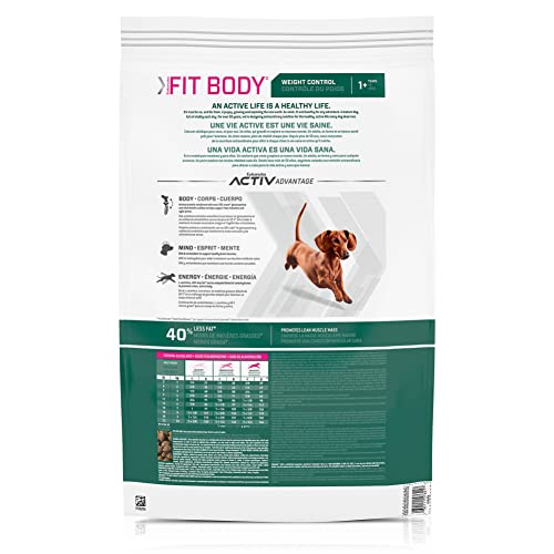 Eukanuba Fit Body Weight Control Small Breed Dry Dog Food, 4 Lb #TOP2