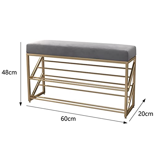 Banc de rangement compact pour organiser vos chaussures dans l'entrée - 4