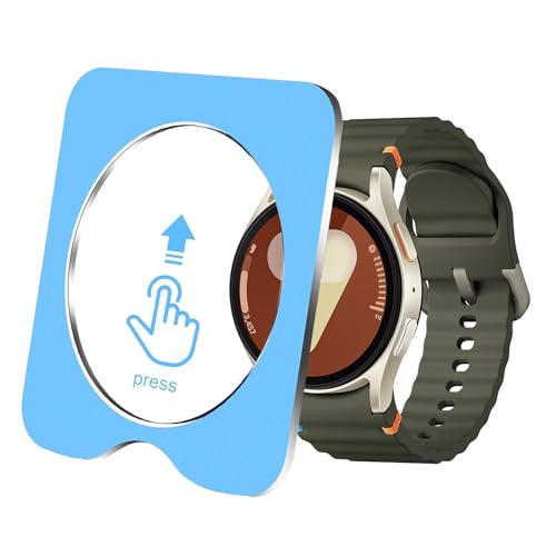 2 Pack Watch Screen Protector For Samsung Galaxy Watch 7, 9H Tempered Glass Screen Protector For Galaxy 7 Watch With Auto Alignment Tool Kit, Super Clear, Anti Scratch, Easy Installation, No Bubbles (Galaxy watch 7 (40mm))