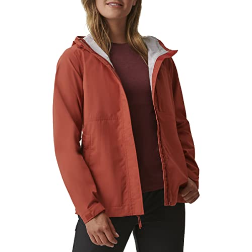 BASS OUTDOOR Women's Hooded Woven Rain Jacket2