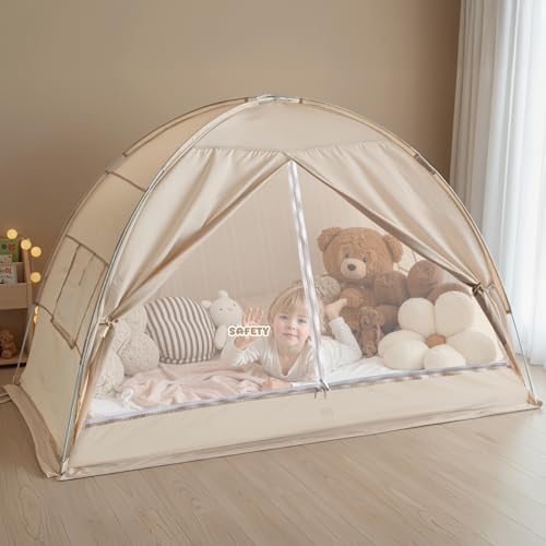 Alvantor® Bed Tent Twin Size, Blackout Privacy Sleep Tent for