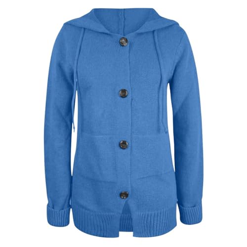 ChicCrate Fall Sweaters for Women Trendy Chunky Knit Open Front Cardigan Button Down Long Sleeve Shirt Loose Plus Size Tops3