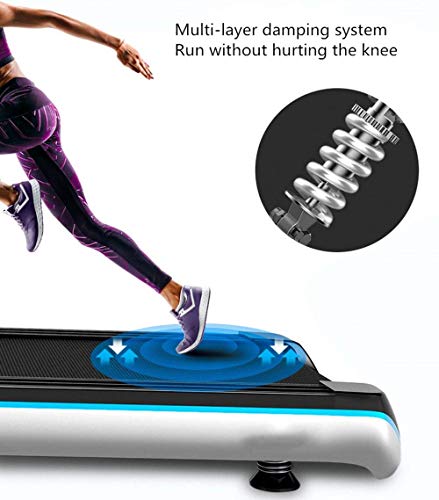Caminadora eléctrica plegable con pantalla azul miniatura 6